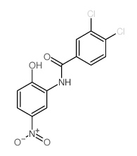 Benzamide,3,4-dichloro-N-(2-hydroxy-5-nitrophenyl)- structure