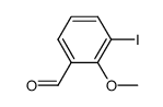 3-iodo-2-methoxy-benzaldehyde Structure