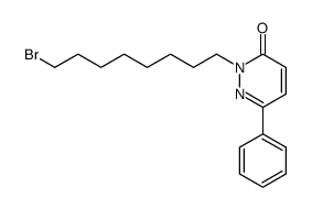 2-(2-bromooctyl)-6-phenyl-3(2H)-pyridazinone结构式