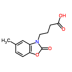 4-(5-METHYL-2-OXO-BENZOOXAZOL-3-YL)-BUTYRIC ACID Structure