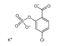 dipotassium 4-chlorosalicyl sulphate Structure