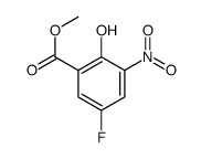 Methyl5-fluoro-2-hydroxy-3-nitrobenzoate Structure
