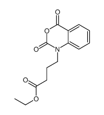 ethyl 4-(2,4-dioxo-3,1-benzoxazin-1-yl)butanoate Structure