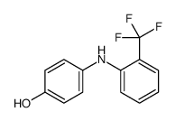 4-[2-(trifluoromethyl)anilino]phenol Structure