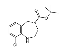 4-BOC-9-氯-2,3,4,5-四氢-1H-苯并[e][1,4]二氮杂卓结构式