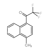 1-(4-METHYLNAPHTHYL) TRIFLUOROMETHYL KETONE Structure