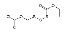 ethyl (dichloromethoxymethyltrisulfanyl)formate Structure