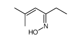 N-(5-methylhex-4-en-3-ylidene)hydroxylamine结构式