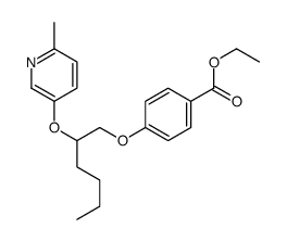 ethyl 4-[2-(6-methylpyridin-3-yl)oxyhexoxy]benzoate结构式