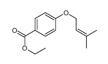 ethyl 4-(3-methylbut-2-enoxy)benzoate Structure