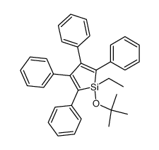 1-tert-Butoxy-1-ethyl-2,3,4,5-tetraphenyl-1H-silole Structure