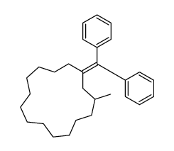 1-benzhydrylidene-3-methylcyclopentadecane结构式
