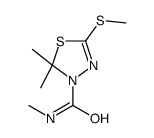 N,2,2-trimethyl-5-methylsulfanyl-1,3,4-thiadiazole-3-carboxamide Structure