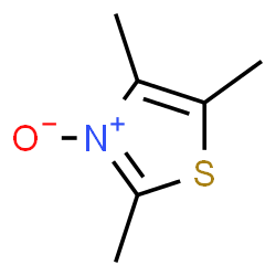 Thiazole,2,4,5-trimethyl-,3-oxide Structure