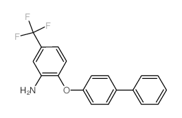 2-([1,1'-Biphenyl]-4-yloxy)-5-(trifluoromethyl)-aniline结构式