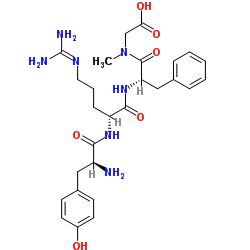 (D-Arg2,Sar4)-Dermorphin (1-4) trifluoroacetate salt structure