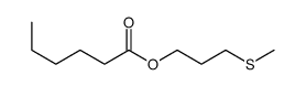 3-(methyl thio) propyl hexanoate Structure