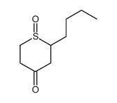 2-butyl-1-oxothian-4-one结构式