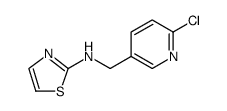 3-Pyridinemethanamine, 6-chloro-N-2-thiazolyl Structure