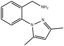 1-[2-(3,5-dimethyl-1H-pyrazol-1-yl)phenyl]methanamine Structure