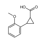2-(2-methoxyphenyl)cyclopropane-1-carboxylic acid结构式