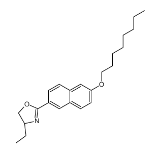(4R)-4-ethyl-2-(6-octoxynaphthalen-2-yl)-4,5-dihydro-1,3-oxazole Structure
