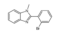 2-(2-BROMOPHENYL)-1-METHYL-1H-BENZO[D]IMIDAZOLE Structure