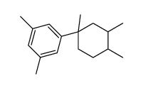 1,3-dimethyl-5-(1,3,4-trimethylcyclohexyl)benzene结构式