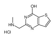 2-((Methylamino)methyl)thieno[3,2-d]pyrimidin-4(3H)-one hydrochloride结构式