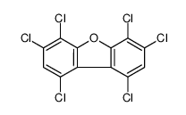 1,3,4,6,7,9-hexachlorodibenzofuran Structure