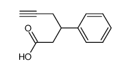 3-phenyl-5-hexynoic acid结构式