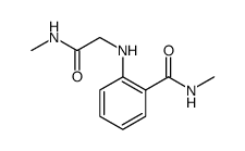 Benzamide, N-methyl-2-[[2-(methylamino)-2-oxoethyl]amino]结构式