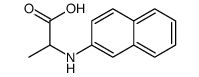 2-(naphthalen-2-ylamino)propanoic acid结构式