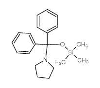 trimethyl-[(2-phenylphenyl)-pyrrolidin-1-ylmethoxy]silane结构式