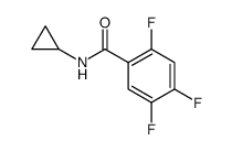 Benzamide, N-cyclopropyl-2,4,5-trifluoro-结构式