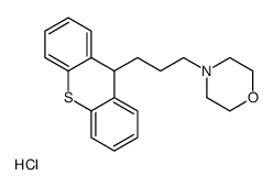 4-[3-(9H-thioxanthen-9-yl)propyl]morpholine,hydrochloride Structure