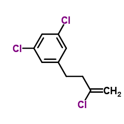 1,3-Dichloro-5-(3-chloro-3-buten-1-yl)benzene Structure