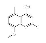3,8-dimethyl-5-methoxy-1-naphthol Structure