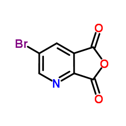 3-溴5H,7H-呋喃[3,4-b]吡啶-5,7-二酮结构式