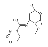 1-(2-chloroethyl)-3-[(2R,3S,4R,6S)-3,6-dimethoxy-2-methyloxan-4-yl]-1-nitrosourea结构式