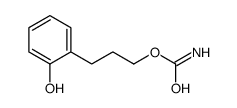 3-(2-hydroxyphenyl)propyl carbamate结构式