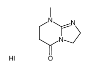 8-methyl-2,3,7,8-tetrahydroimidazo(1,2-a)pyrimidin-5(6H)-one hydroiodide structure