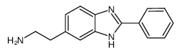 2-(2-phenyl-3H-benzoimidazol-5-yl)ethylamine Structure