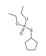 Thiophosphorsaeure-O,O'-diethylester-S-cyclopentylester Structure