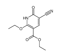 5-Cyano-2-ethoxy-6-oxo-1,6-dihydro-pyridine-3-carboxylic acid ethyl ester结构式