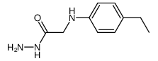 N-(4-ethyl-phenyl)-glycine hydrazide Structure