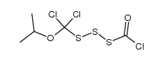(2-propoxydichloromethyl)(chlorocarbonyl)trisulfane Structure