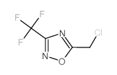 5-(氯甲基)-3-(三氟甲基)-1,2,4-恶二唑结构式