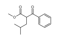 methyl 2-benzoyl-4-methylvalerate Structure