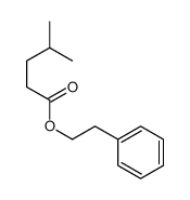 2-phenylethyl 4-methylpentanoate Structure